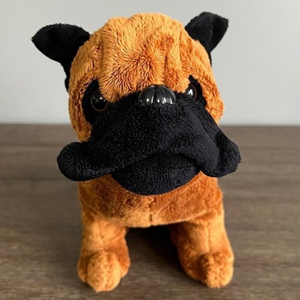 Dan Dee Collector's Choice Boxer Dog Plush Stuffed Animal Brown Black Muzzle 9"